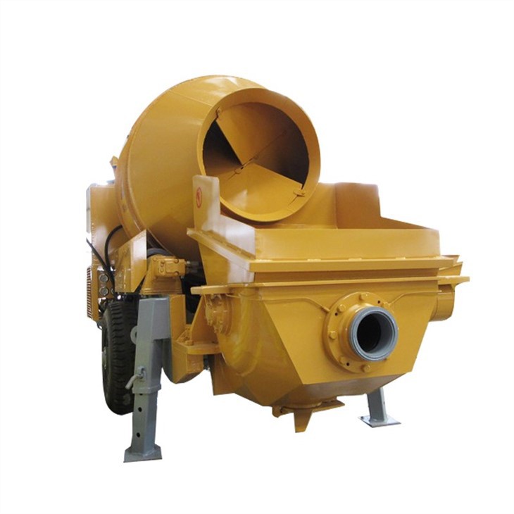 Diesel Driven Cement Mixer With Trailer Pump
